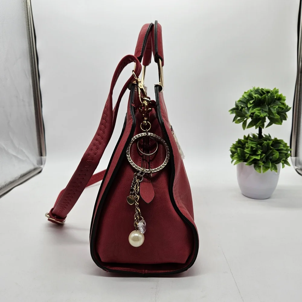◇◇ Alyssa Red Women's Satchel Handbag NWOT